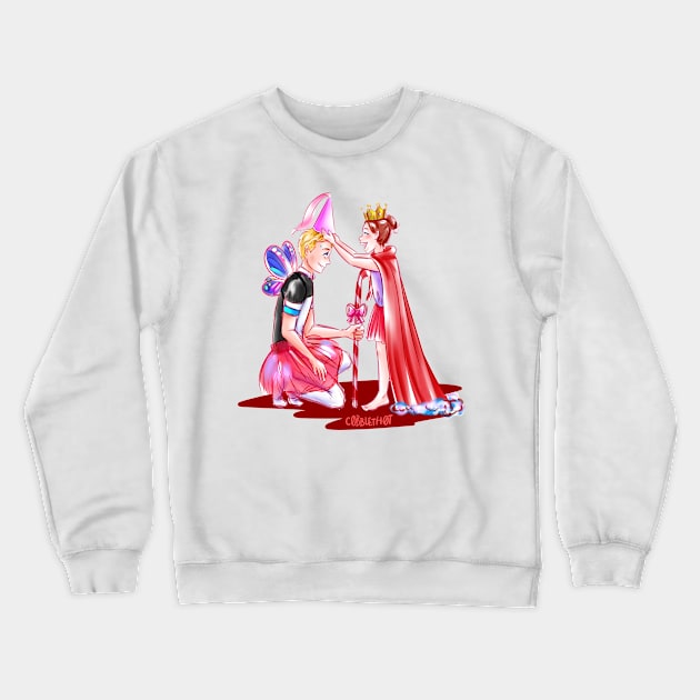 Daniel and Emma - Fairy Princess Crewneck Sweatshirt by ParrotChixFish